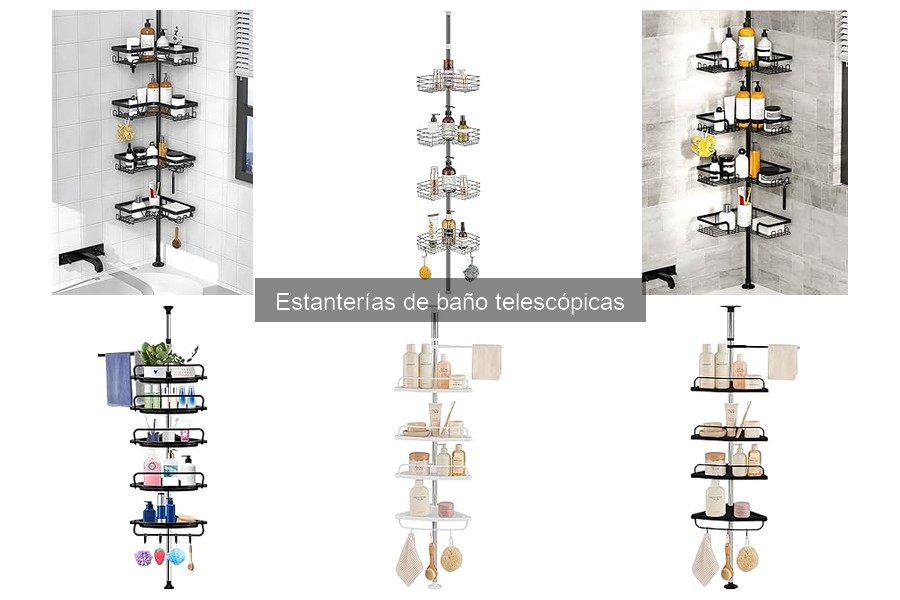 Errores comunes al elegir estanterías de baño telescópicas