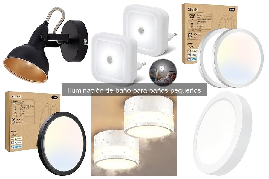 Errores comunes al elegir iluminación para baños pequeños