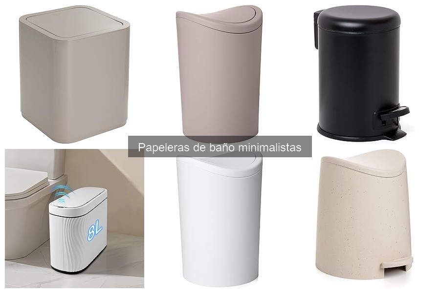 Errores comunes al elegir papeleras de baño minimalistas