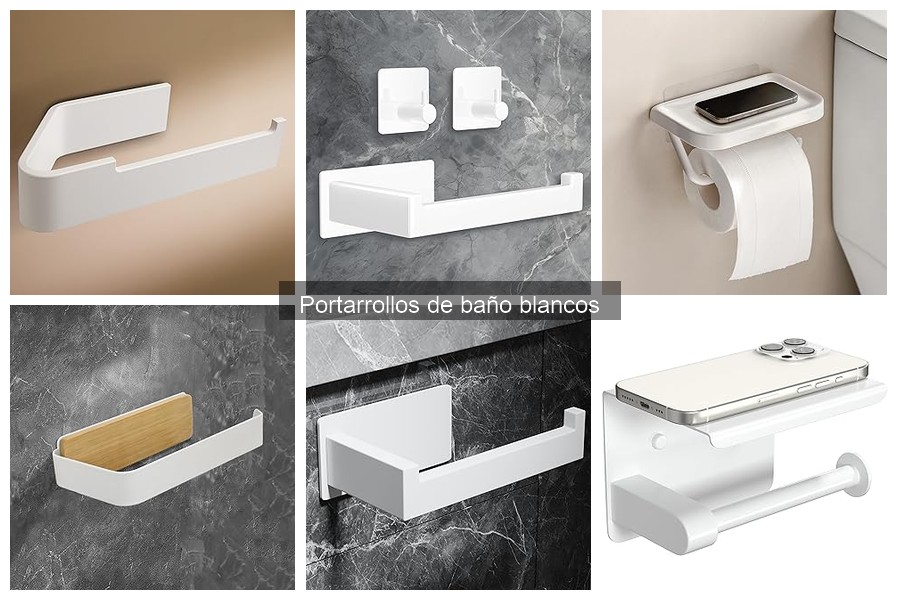Errores comunes al elegir portarrollos de baño blancos