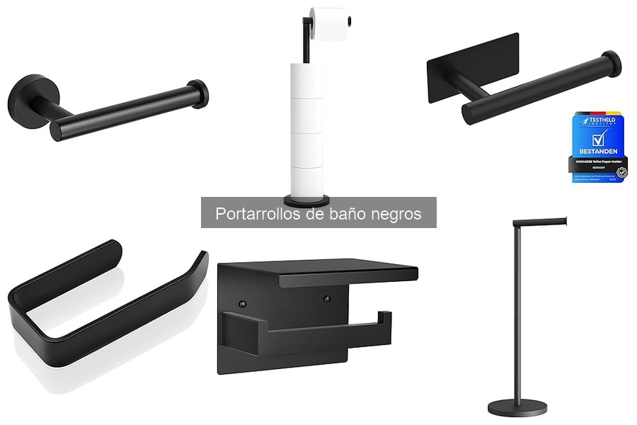 Errores Comunes al Elegir un Portarrollos de Baño Negro