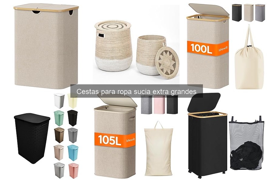 Errores comunes al usar cestas para ropa sucia extra grandes