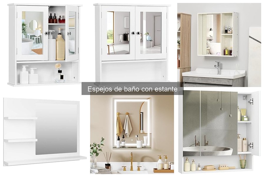 Errores comunes al usar espejos de baño con estante