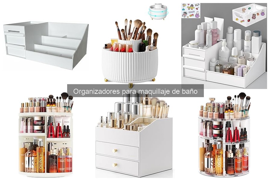 Errores comunes al usar organizadores de maquillaje en el baño
