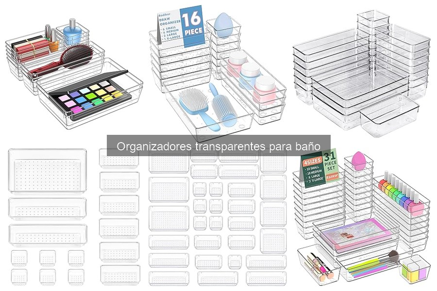 Errores comunes al usar organizadores transparentes de baño