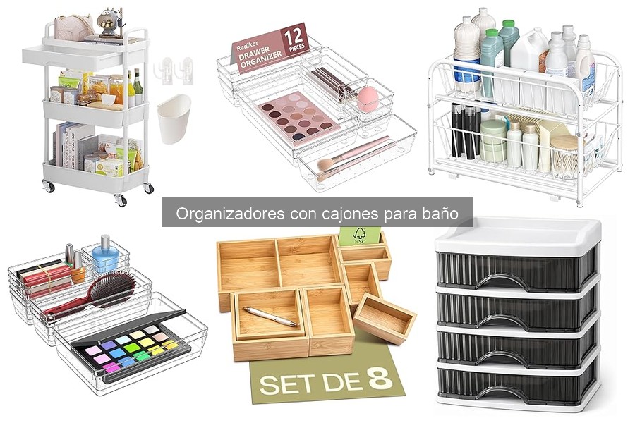 ** Errores comunes con organizadores de cajones para baño y soluciones