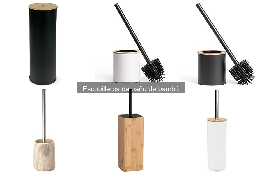 Escobilleros de baño de bambú vs plástico: ¿Cuál elegir?
