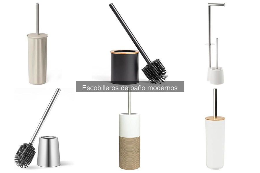 Escobilleros de baño modernos: características y ventajas