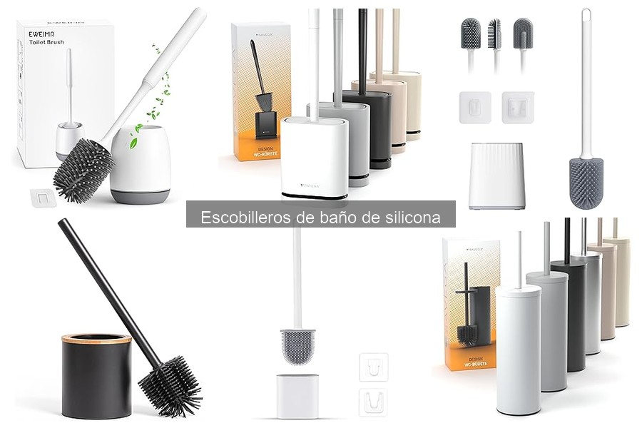 Escobilleros de silicona vs. plástico: ¿cuál elegir para tu baño?