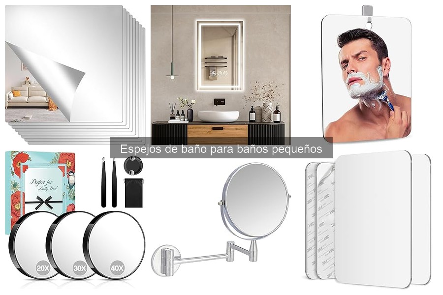 Espejos de baño ideales para espacios pequeños y uso diario