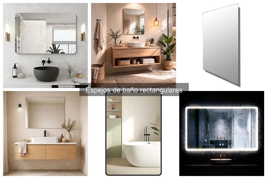 Espejos de baño rectangulares: características y usos
