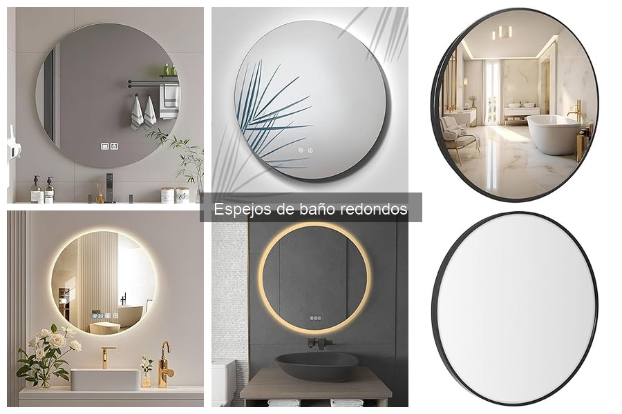 Espejos de baño redondos: características y beneficios