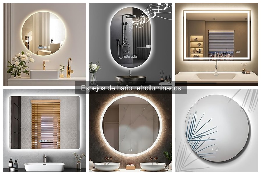 Espejos de baño retroiluminados: tendencias de diseño 2023