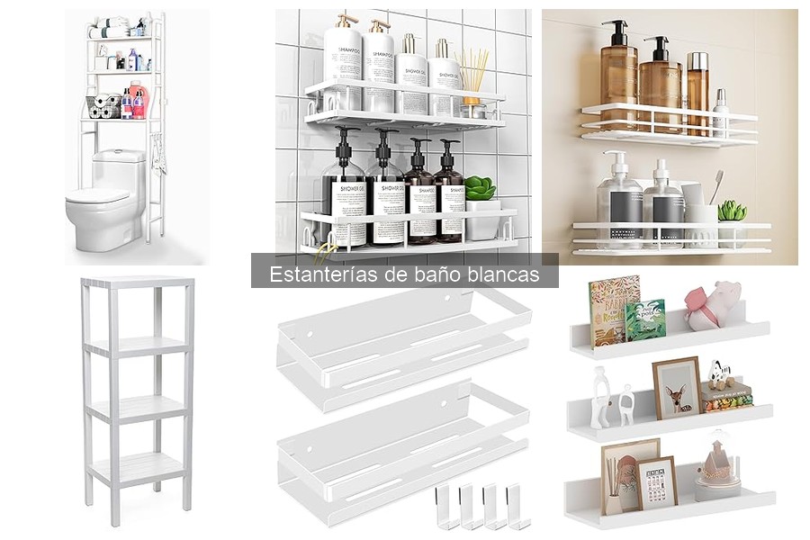 Estanterías de baño blancas: económicas vs. gama alta