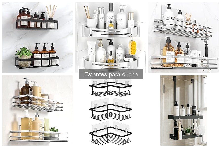 Estantes para ducha: Mejores opciones según el tamaño del baño