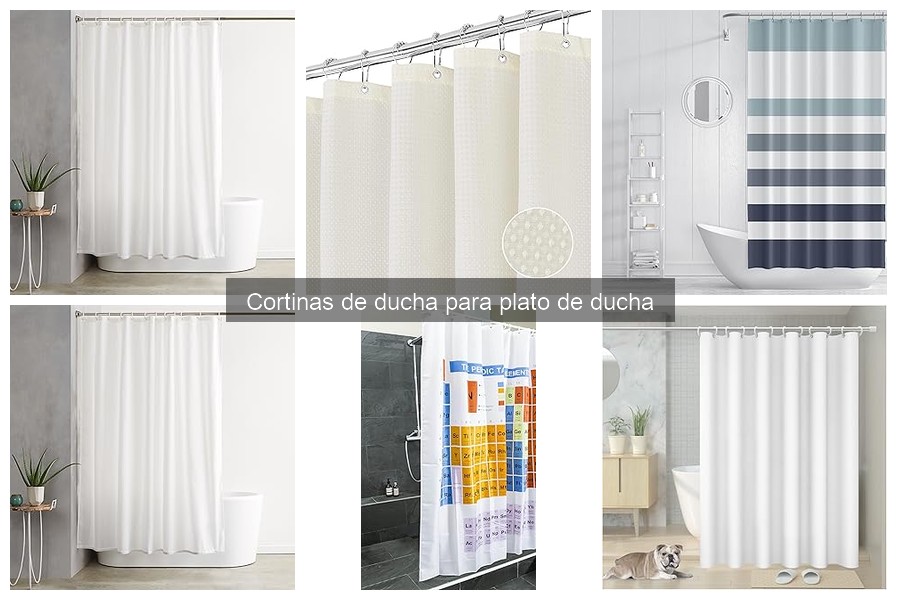 Estilos de cortinas de ducha según tendencias decorativas