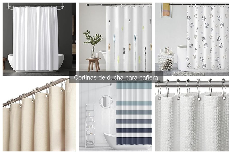 Estilos de decoración con cortinas de ducha para tu baño