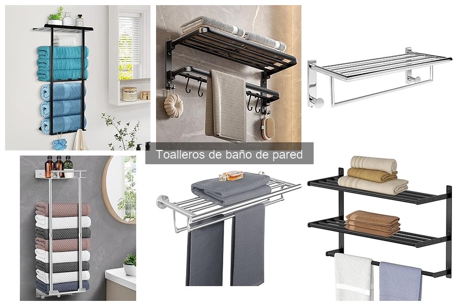 Estilos de decoración ideales para toalleros de pared
