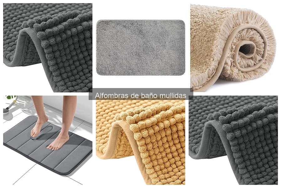 Estilos de decoración que combinan con alfombras de baño mullidas