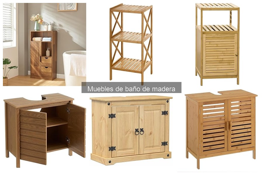 Estilos de decoración que combinan con muebles de baño de madera
