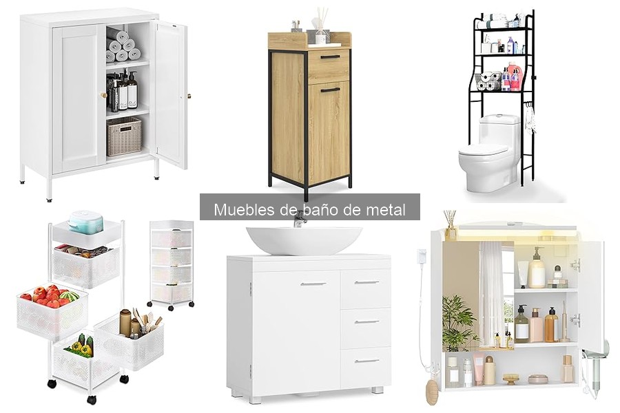 Estilos de Muebles de Baño de Metal para Tu Hogar