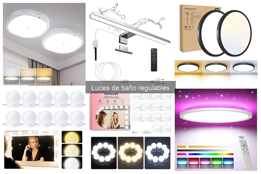 Experiencias de usuarios con luces de baño regulables
