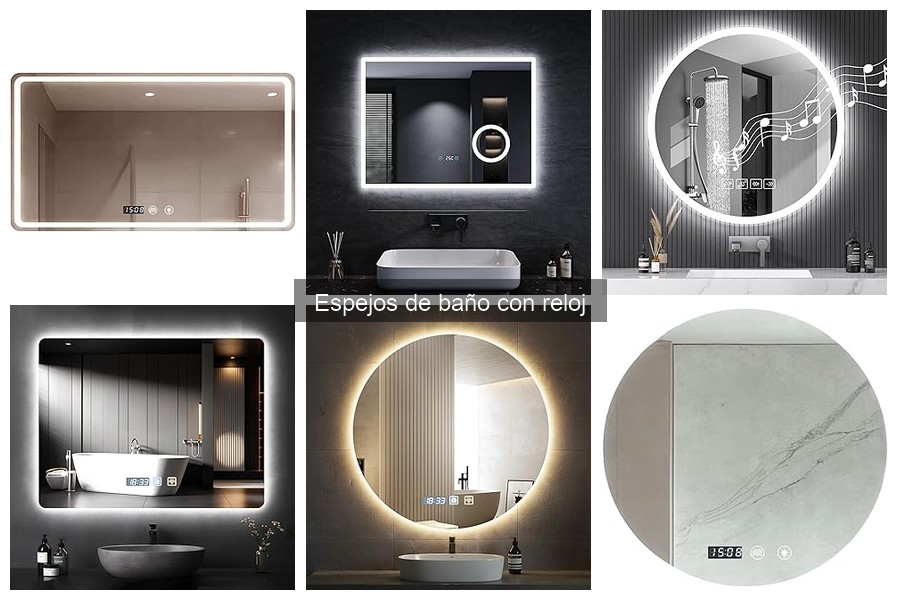 Funcionamiento de Espejos de Baño con Reloj: Guía Práctica