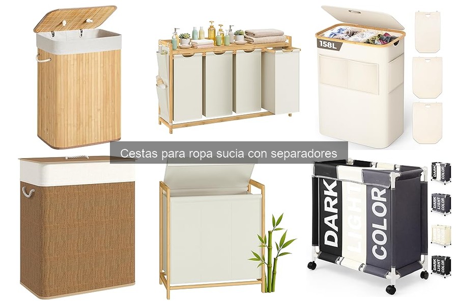 Guía de compra: Cestas para ropa sucia con separadores
