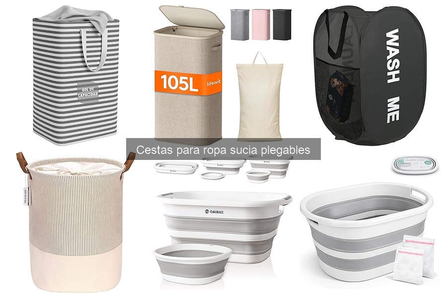 Guía de compra: Cestas para ropa sucia plegables