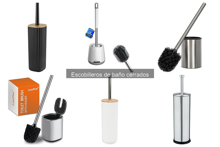 Guía de compra de escobilleros de baño cerrados