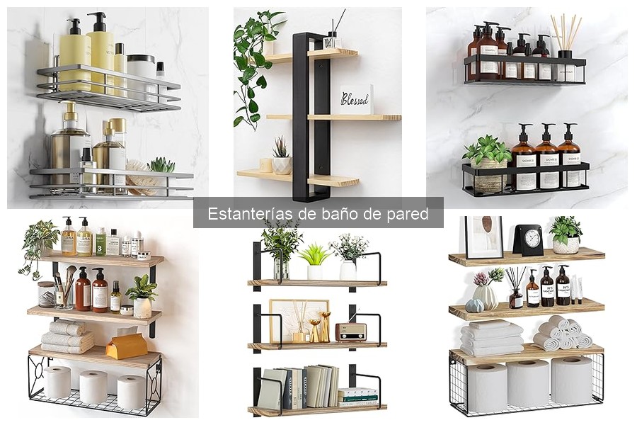 Guía de compra de estanterías de baño de pared