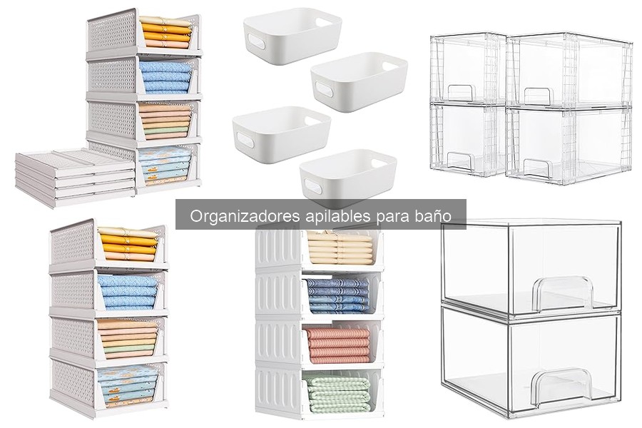 Guía de compra de organizadores apilables para baño