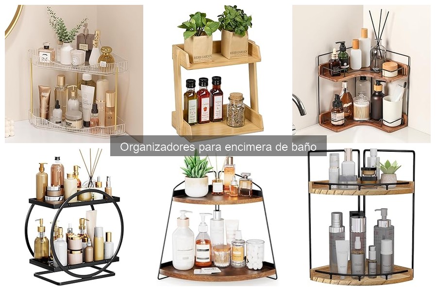 Guía de compra de organizadores para encimera de baño