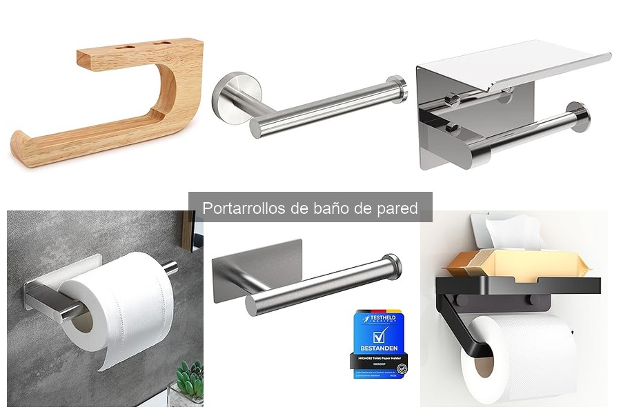 Guía de compra de portarrollos de baño de pared