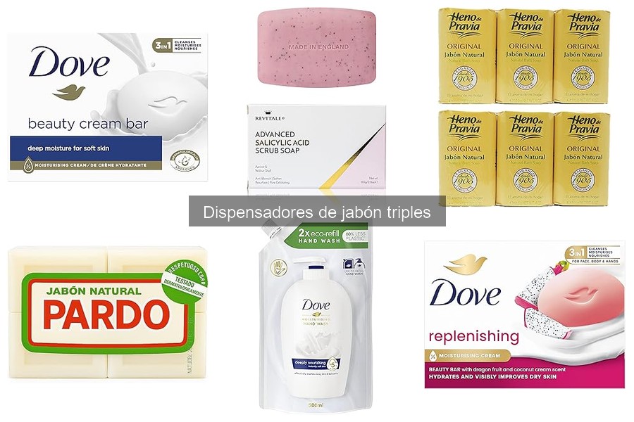 Guía de compra: Dispensadores de jabón triples