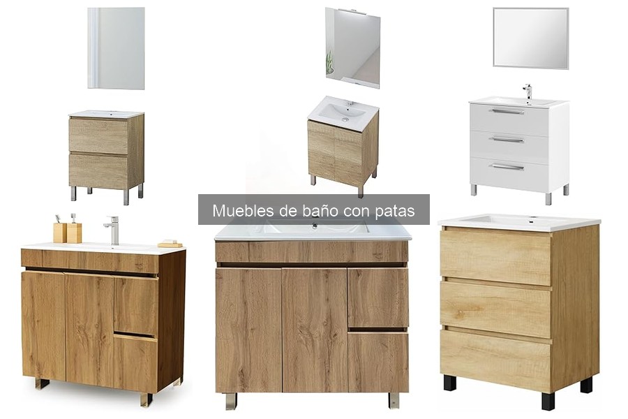 Guía de compra: Muebles de baño con patas