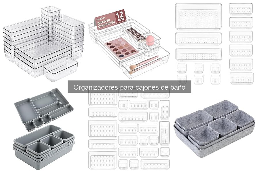 Guía de compra: Organizadores para cajones de baño