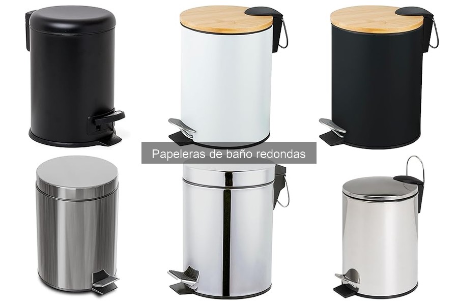 Guía de compra: Papeleras de baño redondas para tu hogar