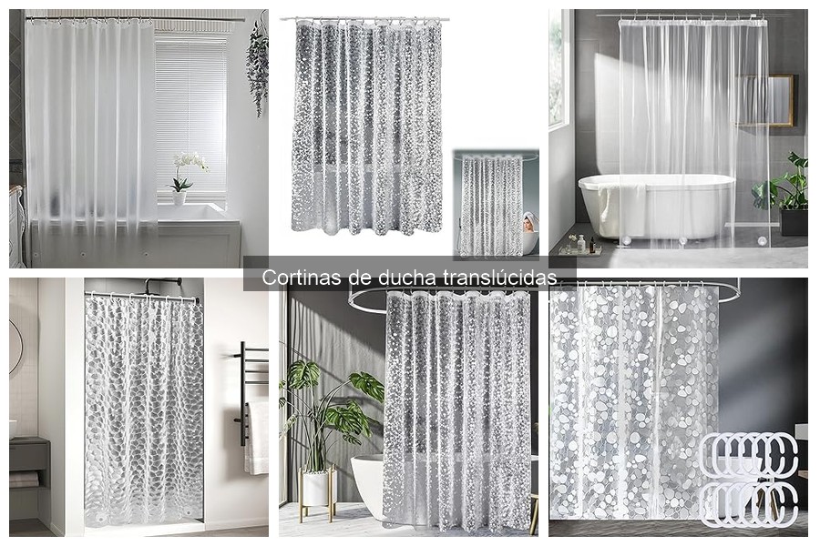 Guía de Instalación de Cortinas de Ducha Translúcidas