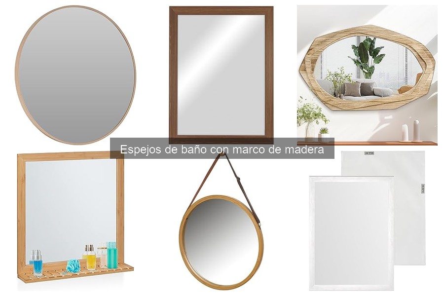 Guía de Instalación de Espejos de Baño con Marco de Madera