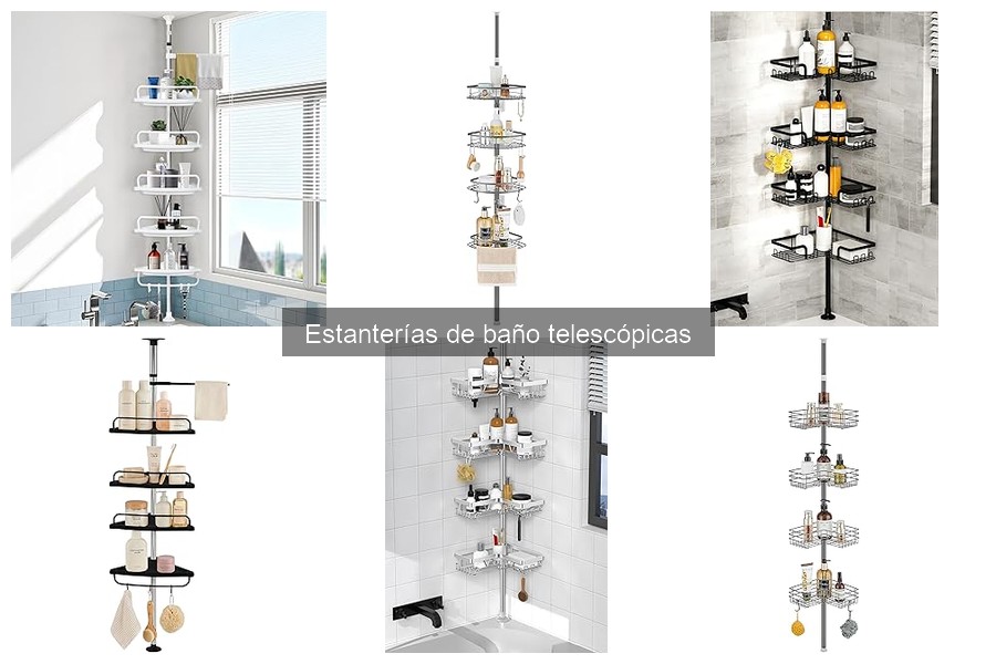 Guía de Instalación de Estanterías de Baño Telescópicas
