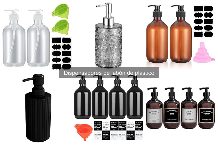 ** Guía de Instalación para Dispensadores de Jabón de Plástico