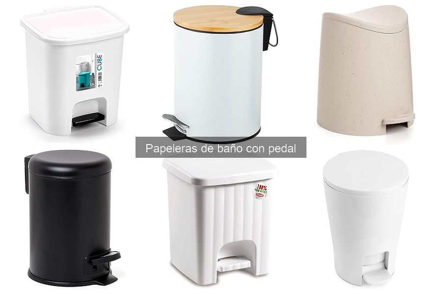 Guía de instalación para papeleras de baño con pedal