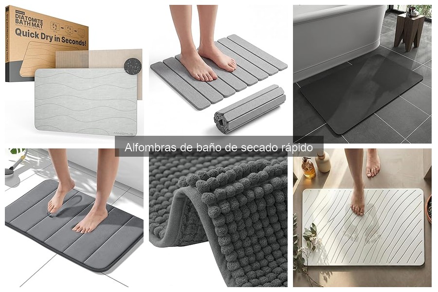 Guía para Comprar Alfombras de Baño de Secado Rápido