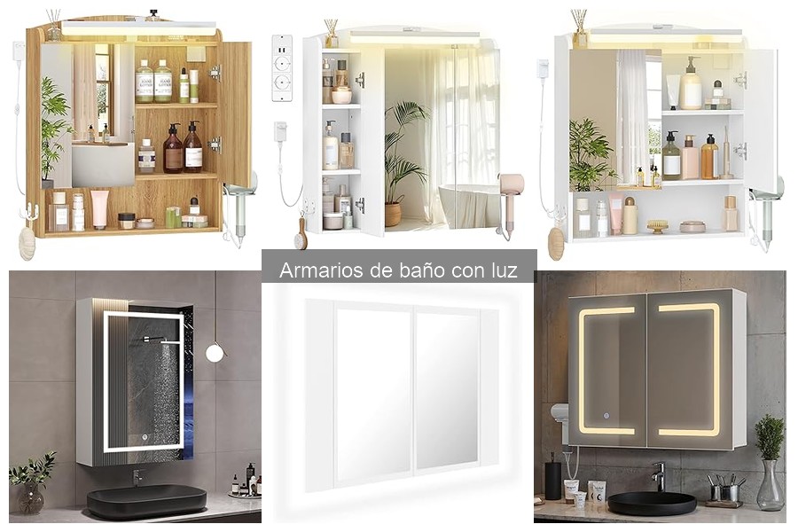 Guía para elegir el mejor armario de baño con luz