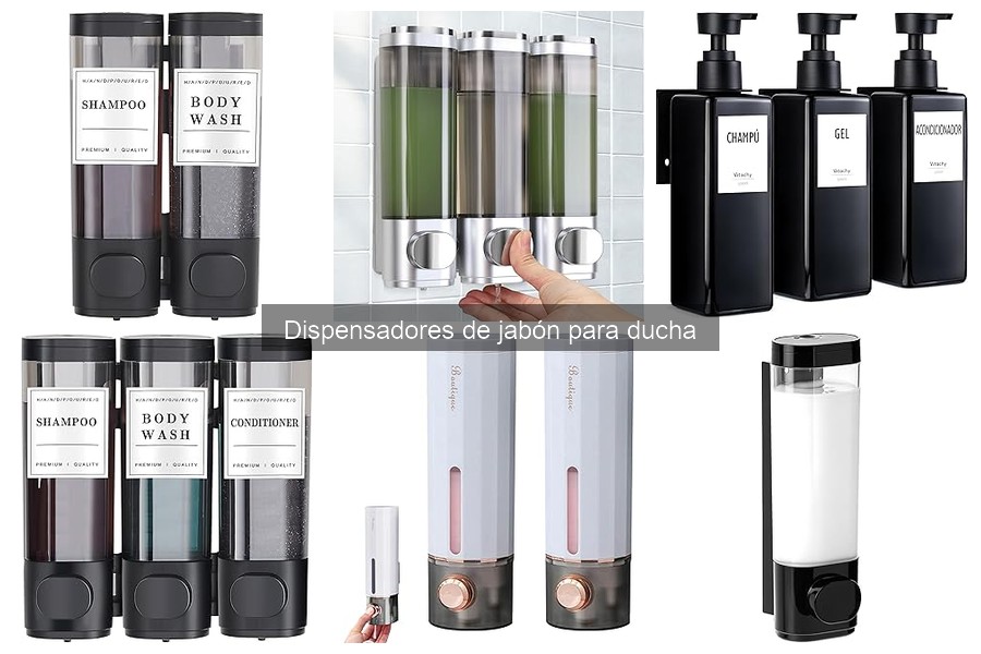 Guía para elegir el mejor dispensador de jabón para ducha