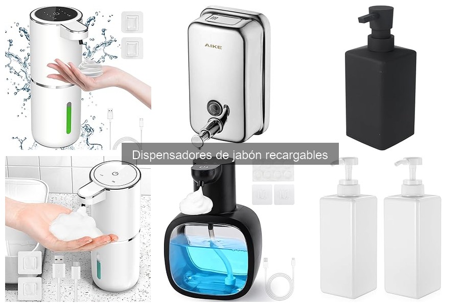 Guía para Elegir el Mejor Dispensador de Jabón Recargable