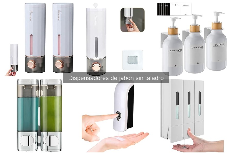 Guía para Elegir el Mejor Dispensador de Jabón sin Taladro