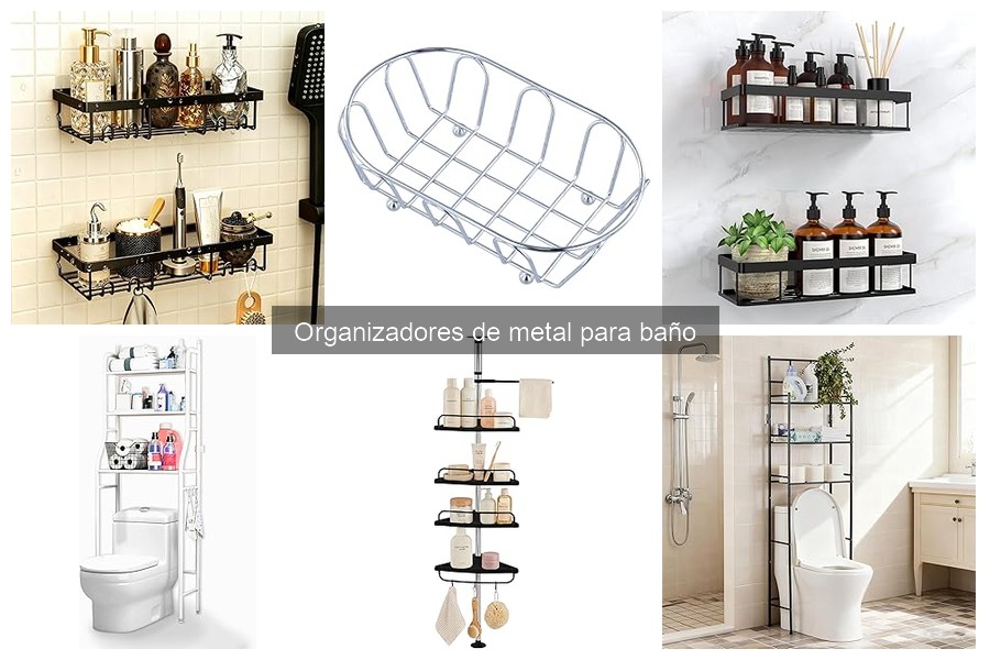 Guía para elegir el mejor organizador de metal para baño