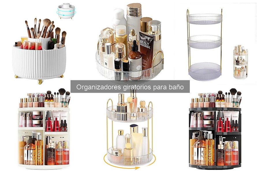 Guía para elegir el mejor organizador giratorio para baño